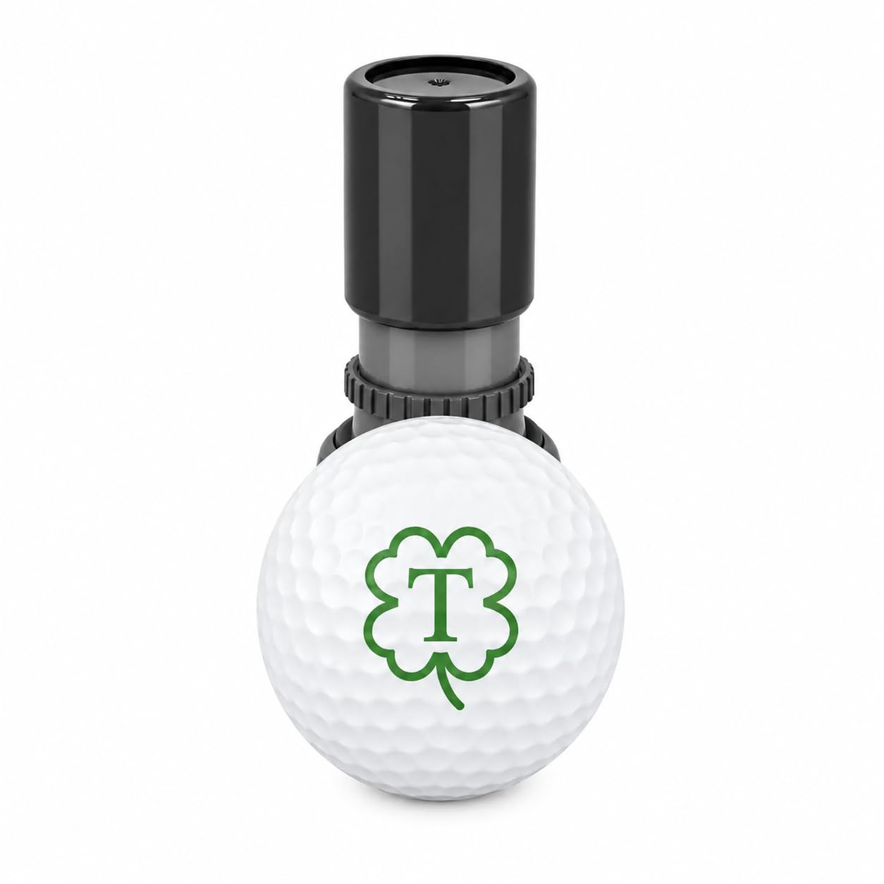 Initial Letter Golf Ball Stamp - Reusable Waterproof Golf Ball Marker for Easy Identification, Custom Golf Accessory Gift for Dad, Men & Golfers, Birthday or Fathers Day (Initial02)
