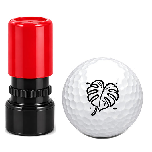 Nature Theme Golf Ball Stamp - Coconut Tree | Pre-Inked