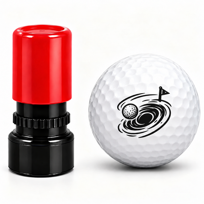 Space Theme Golf Ball Stamp - Ghost, Robot, UFO, Astronaut, Alien | Pre-Inked