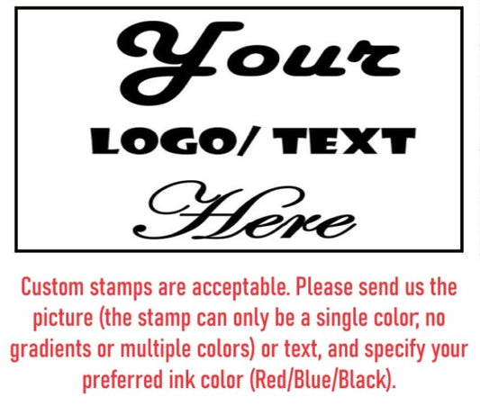 rectangle Business Custom pre-Inked Stamps