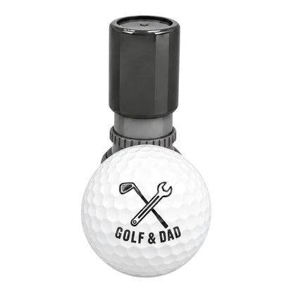 Golf Ball Marker Stamp for Dad –  Custom Gift for Golf Lovers and Father's Day
