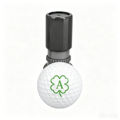 Initial Letter Golf Ball Stamp - Reusable Waterproof Golf Ball Marker for Easy Identification, Custom Golf Accessory Gift for Dad, Men & Golfers, Birthday or Fathers Day (Initial02)