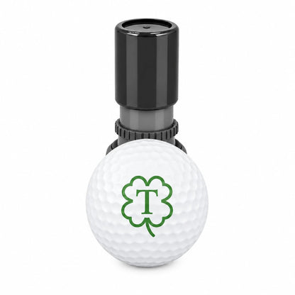 Initial Letter Golf Ball Stamp - Reusable Waterproof Golf Ball Marker for Easy Identification, Custom Golf Accessory Gift for Dad, Men & Golfers, Birthday or Fathers Day (Initial02)