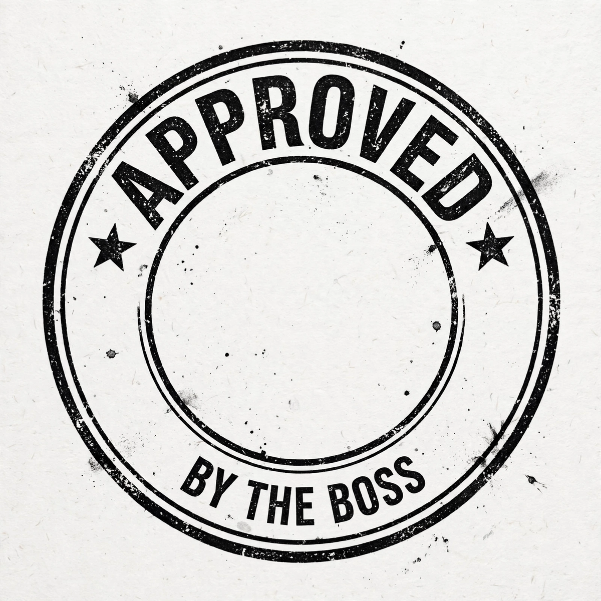Personalized Approval Face Stamp – Funny Custom Photo Stamp, Pre-Inked