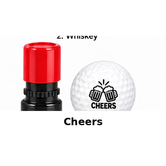 Drinks Golf Ball Stamp – 19th Hole Edition (8 Designs)