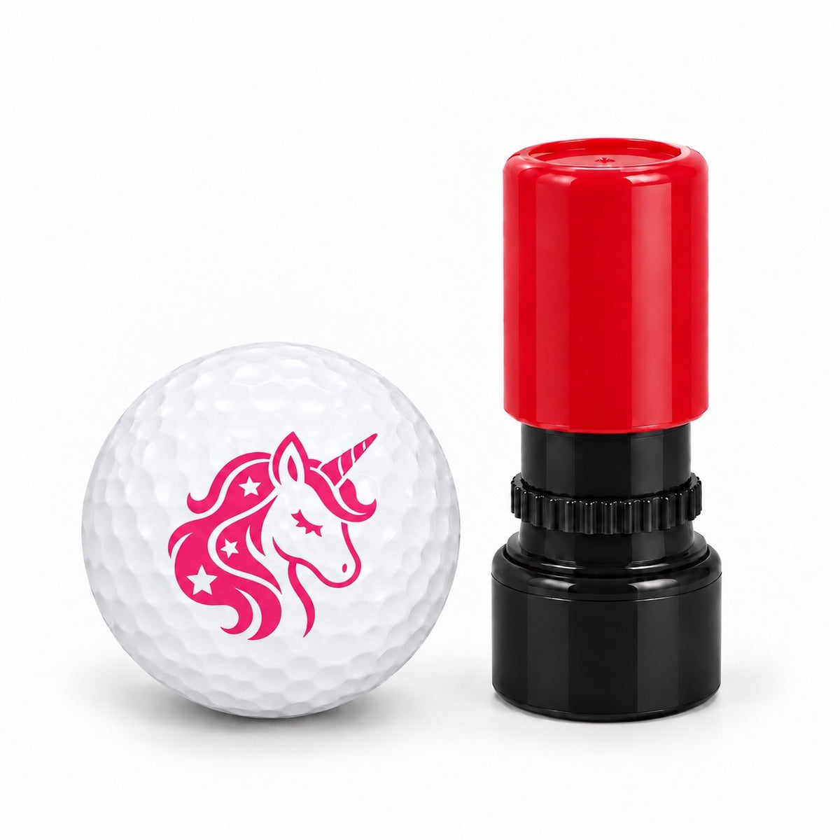 Starry Unicorn Golf Stamp Marker – Pink & other Options, Cute Golf Gift for her