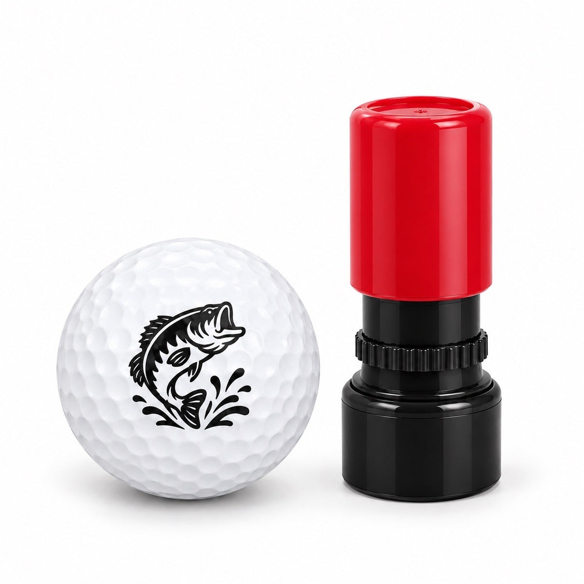 Waterproof Golf Stamp marker Leaping Bass Golf Ball Marker