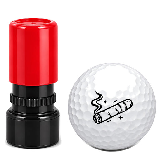 The Gentleman Golf Ball Marker Stamp