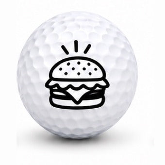Food Golf Ball Stamp