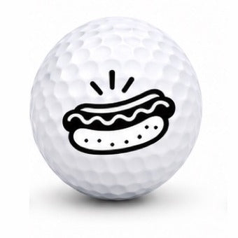 Food Golf Ball Stamp