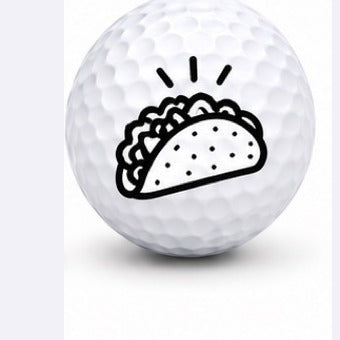Food Golf Ball Stamp