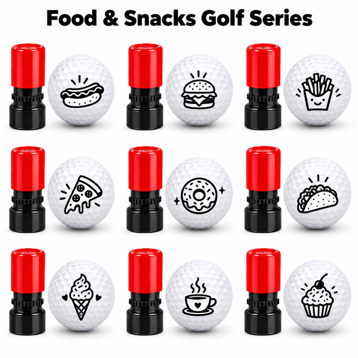 Food Golf Ball Stamp