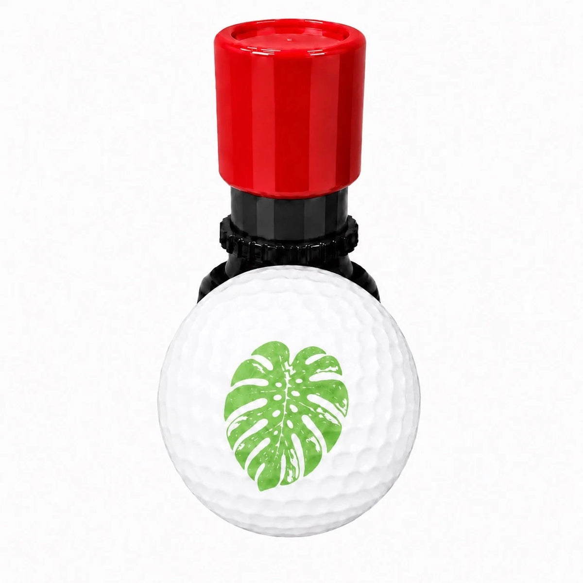 Monstera Leaf Golf Ball Stamp