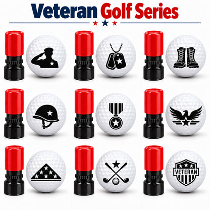 Waterproof Golf Ball Stamp Veteran Pride Golf Ball Marker